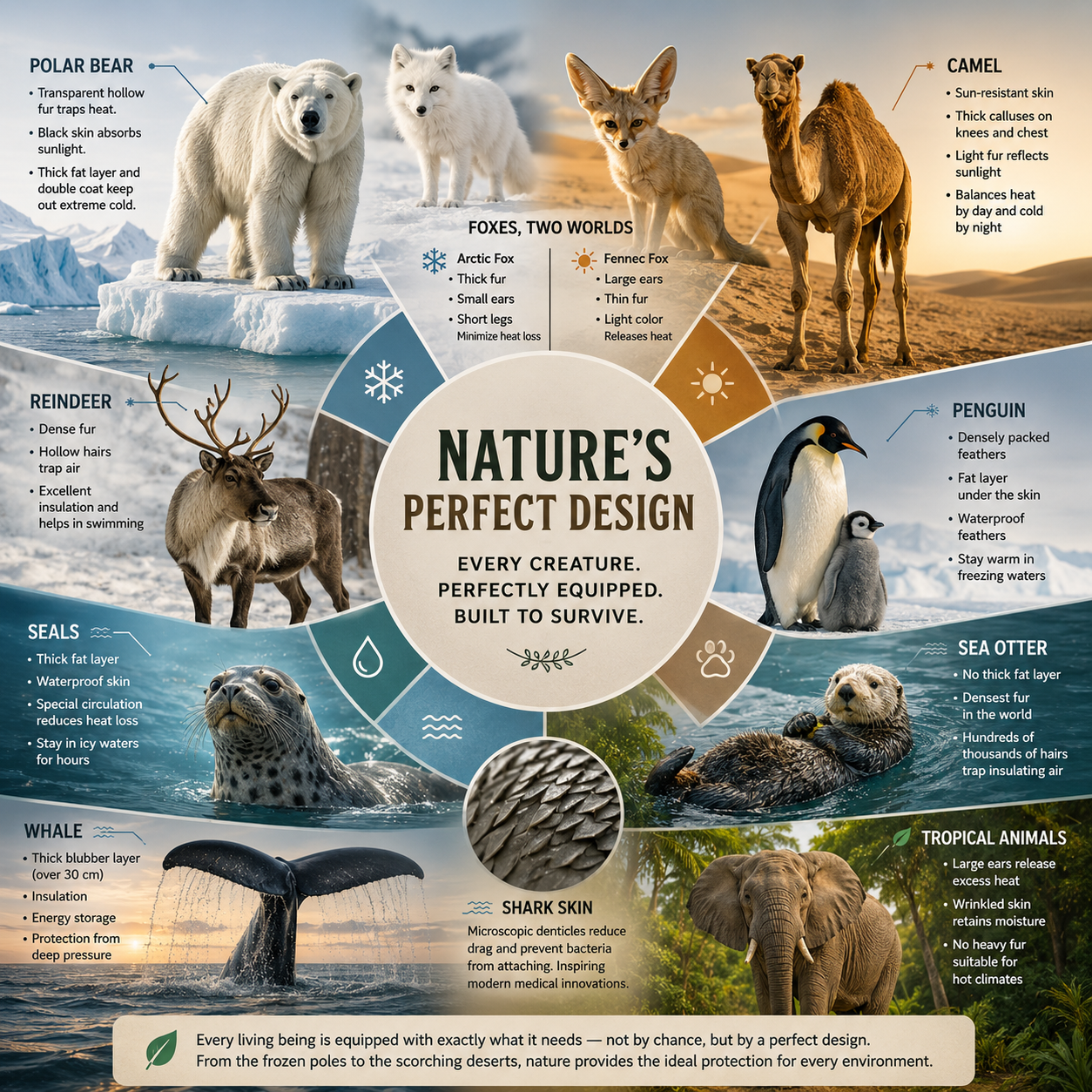 The Natural Clothing and Protection of Living Beings